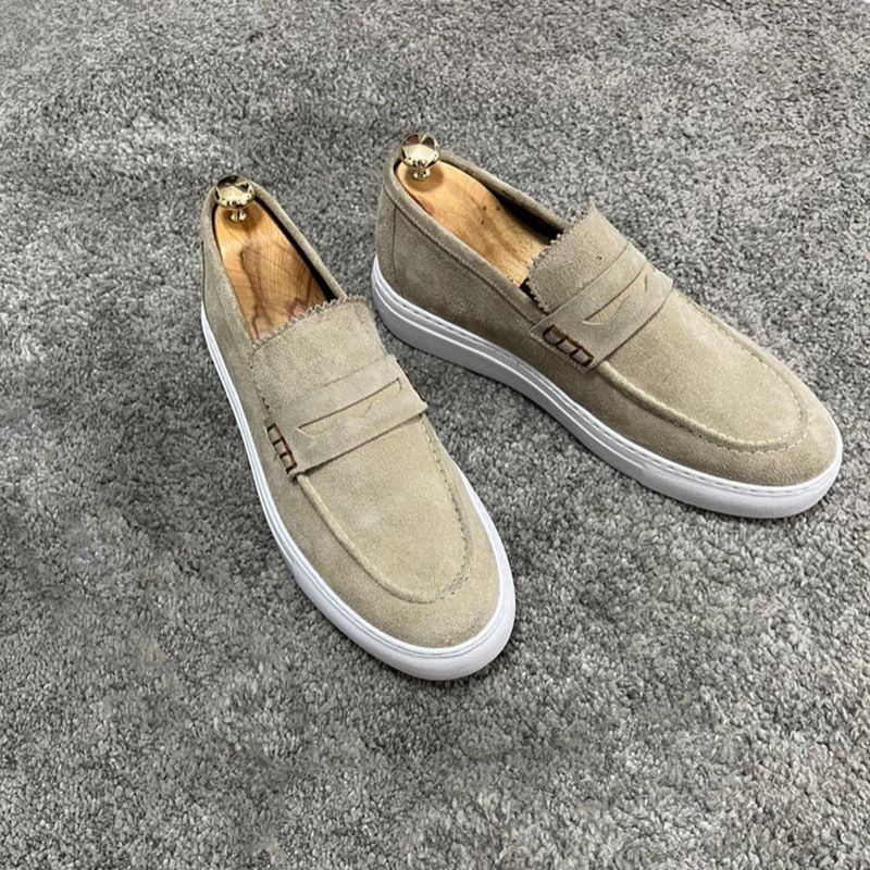 Unbeatable Quality New British Business Casual One Foot Lazy Men's Flat Shoes_voghion.com