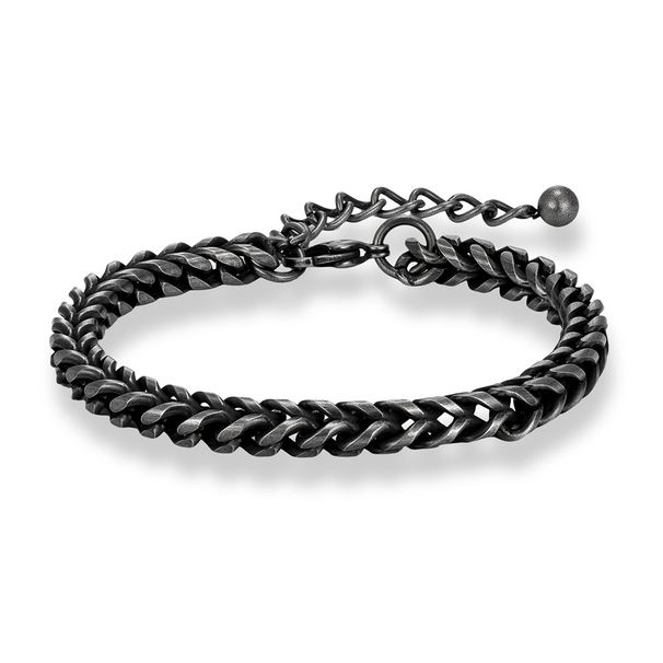Trendy Simple Elegant High-End Persönlichkeit Hip-Hop Cool Herren Titan Stahl Armband_voghion.com