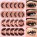 False Eyelashes Pair Of 20 Boxes Of Natural Thick Curled False Eyelashes Fried Hair Three Dimensional Versatile Eyelashes_voghion.com