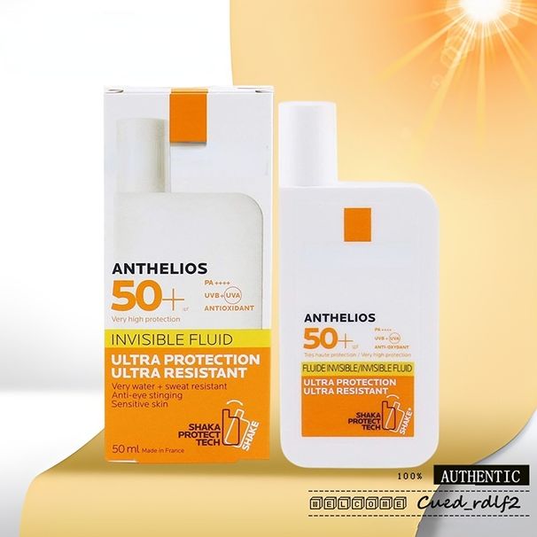 Oriinal Face Anthelios XL Anti-Shine Invisible Fluid | Anti-Imperfection Ultra SPF50 Sonnenschutz für den Körper_voghion.com