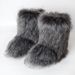 Warme Winterstiefel, dicke rutschfeste Pelzstiefel, mittellange Damen-Freizeitschuhe_voghion.com
