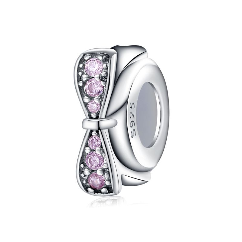 Perline da donna Perline distanziatrici petalo Collana da donna in argento sterling S925 con perline di posizionamento fai da te_voghion.com