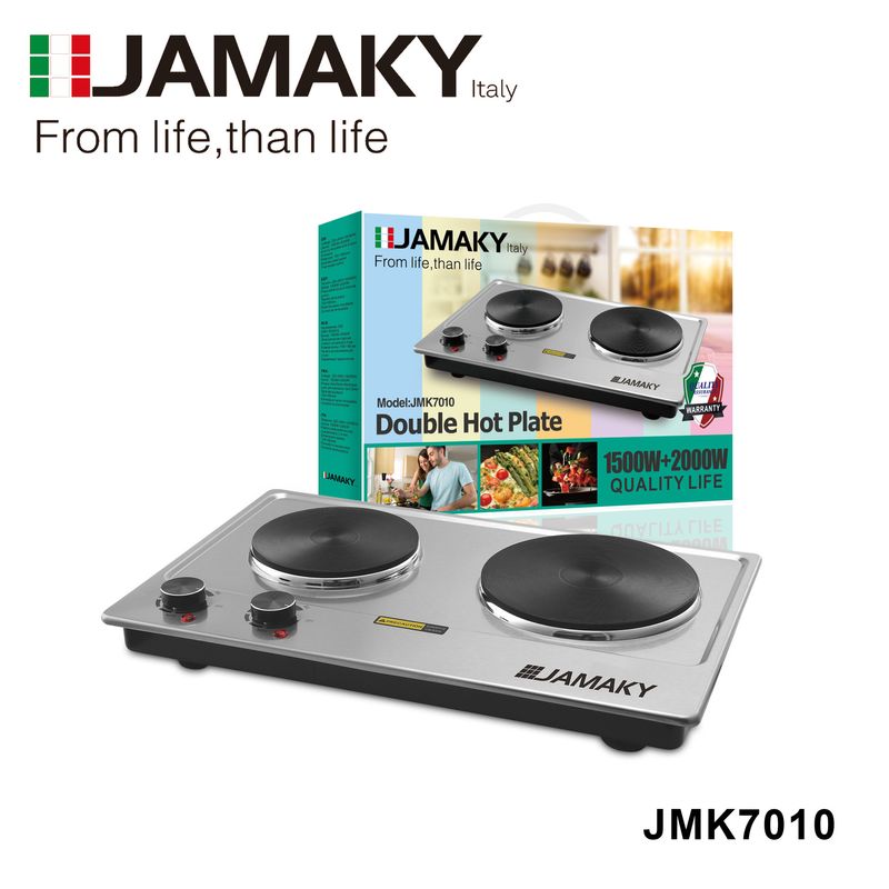 JAMAKY Head Embedded High Power Stir Frying Fogão comercial elétrico de mesa com dois olhos_voghion.com