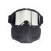 New Off road Riding Removable Motorcycle Windshield Face Mask_voghion.com