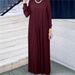 Muslim 2025 New Dress Women's Clothing Finale Long Skirt Elegant And Fashionable_voghion.com