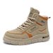 Herfst Nieuwe Ademende High Top Martin Laarzen Heren Britse Antislip Werkkleding Casual Arbeidsbescherming Schoenen Heren_voghion.com