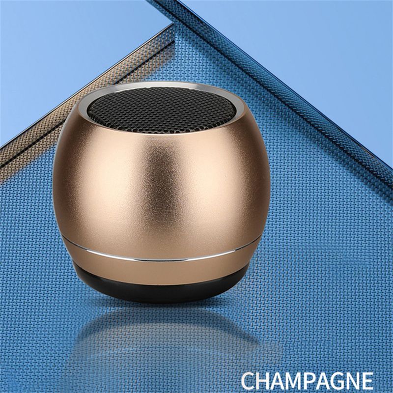 Mini Bluetooth Draagbare Audio Draadloze Stereo Luidspreker Bluetooth Kleine Staal GunMetal Zware Subwoofer Outdoor Luidspreker_voghion.com