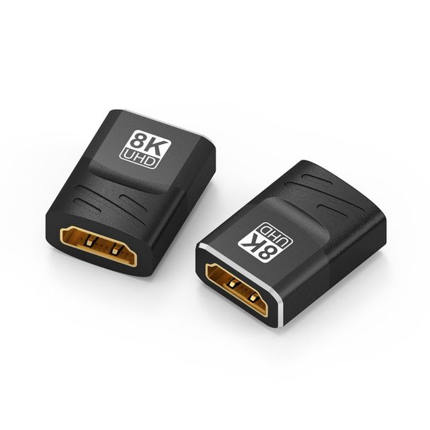 Adattatore di prolunga per cavo di collegamento femmina-femmina compatibile con HDMI Extender 8K HD 2.1 per switch TV PS5/4_voghion.com
