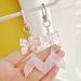 Creative Bow Glitter Fish Tail Key Chain Phone Case Decorative Charm Small Pendant_voghion.com