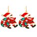 New Christmas Earrings ins Fashion Creative Santa Claus Earrings English Letter Earrings Holiday Gifts_voghion.com