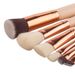 Bærbart 8 stk Pink Rose Gold Makeup Børste Sæt Beauty Makeup Tool_voghion.com