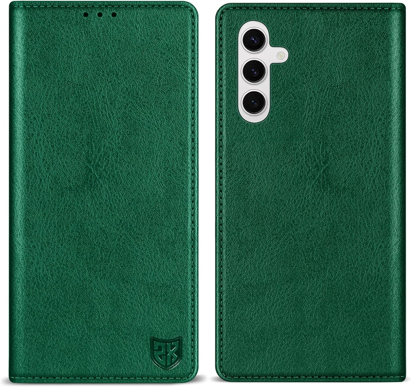 ZZXX Brieftaschenetui mit [RFID-Abschirmung] Kartensteckplatzhalter, starker magnetischer Leder-Klappdeckelschutz passend für_voghion.com