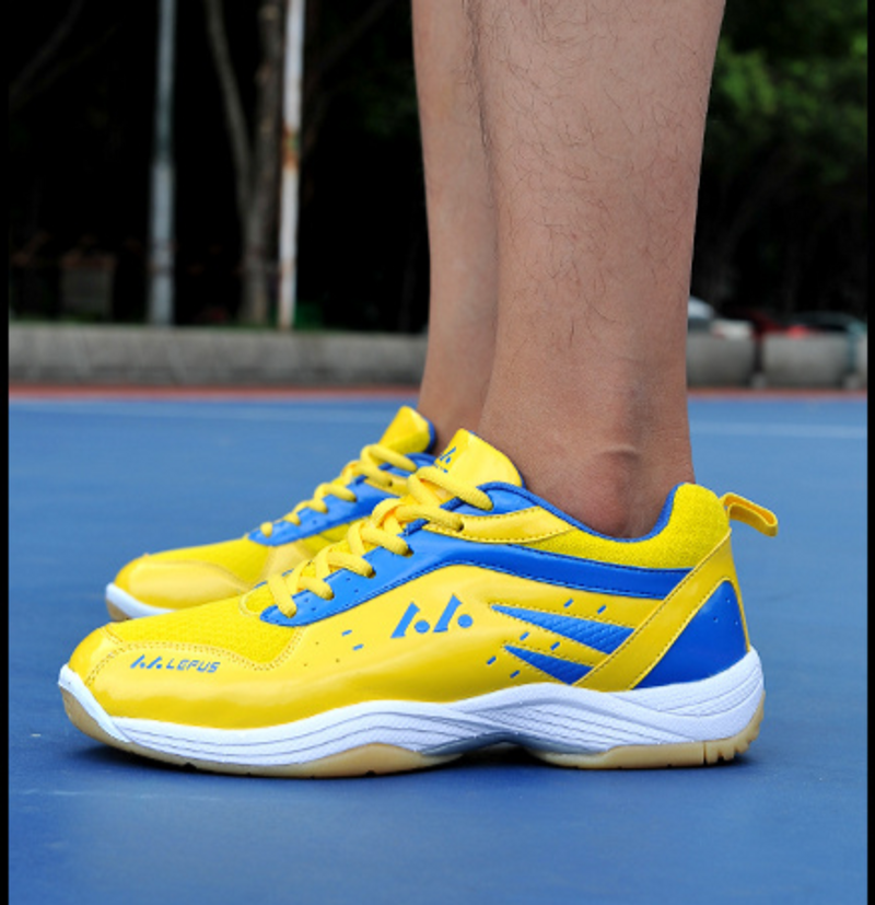 Ademende badmintonschoenen voor heren en dames, schokabsorptie, antislip, slijtvast, lichtgewicht training, waterdichte sportschoenen_voghion.com