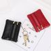 Wholesale coin purse women's short leather texture small wallet multi-function driver's license card bag soft leather key bag zipper bag_voghion.com