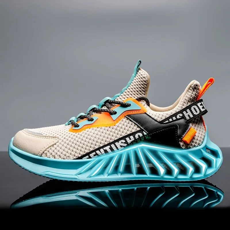 MCDV Chaussures de type lame pour hommes, chaussures de course légères et antidérapantes respirantes à absorption des chocs pour le jogging, le tennis et la salle de sport_voghion.com