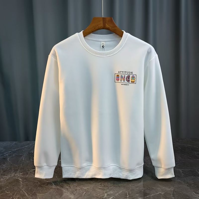 Men's 100% cotton jumper sweater of large size and high quality_voghion.com