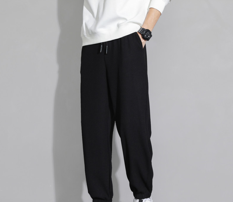 Herrenbekleidung Jogginghose Herren Frühling lässige lange Hosen Herrenhosen lose High Street Trend Marke alle Match konische Sporthose_voghion.com