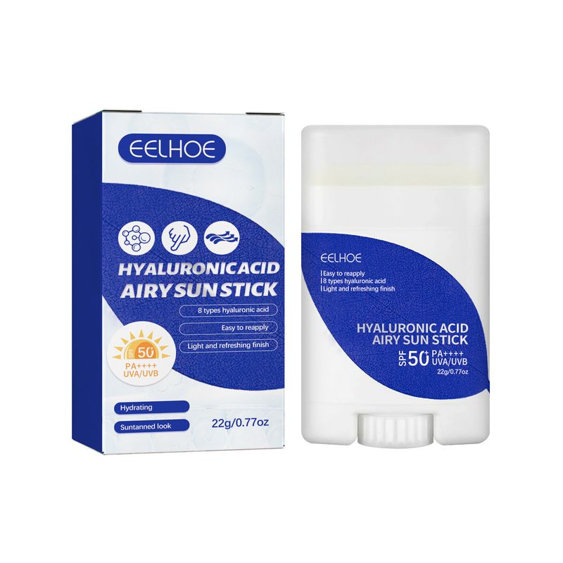 EELHOE Acid Hialuronic Rod Hidratează Ușor, Proaspăt, Hidratant, Izolant, Rezistent la apă, Protecție SPF50+ UV_voghion.com