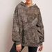 2024 Leaf Print Hooded Pullover Sweatshirt Cool Casual Loose New Hot-Selling Top_voghion.com