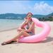 Heart-Shaped Ring Inflatable Float Bed Supplies Toy Small Heart Swimming Pool Bubble PVC Water Use_voghion.com