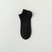 Women's Summer Thin Mesh Breathable Socks Pure Color Deodorant Sweat Absorbent Black Women's Low Top Ankle Socks_voghion.com