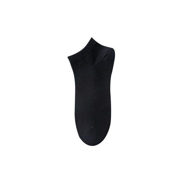 Calzini invisibili corti da uomo sportivi traspiranti e assorbenti del sudore, in cotone tinta unita, modello Zhuji 25, primavera estate 2025e_voghion.com