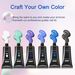 6 PCS Polygel Nail Kit With UV Nail Lamp, Slip Solution, Top Base Coat, Builder Nails Art Tools For Beginners_voghion.com