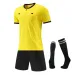 New Arival Football Judge Uniforms Clothing Professional Compeon Soccer Referee Jerseys Kit With Zipper_voghion.com