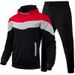 For Autumn And Winter Men's Sweater Suit Men's Casual Hoodie Multi-Color Coat Two-Piece Set_voghion.com