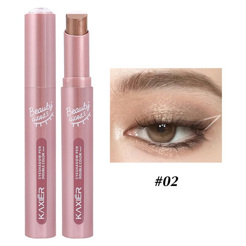 In Waterproof 2 1 Matte Eyeshadow Stick Lasting Glitter Easy To Color Earth Color Pink Eyeshadow Pencil Ey_voghion.com