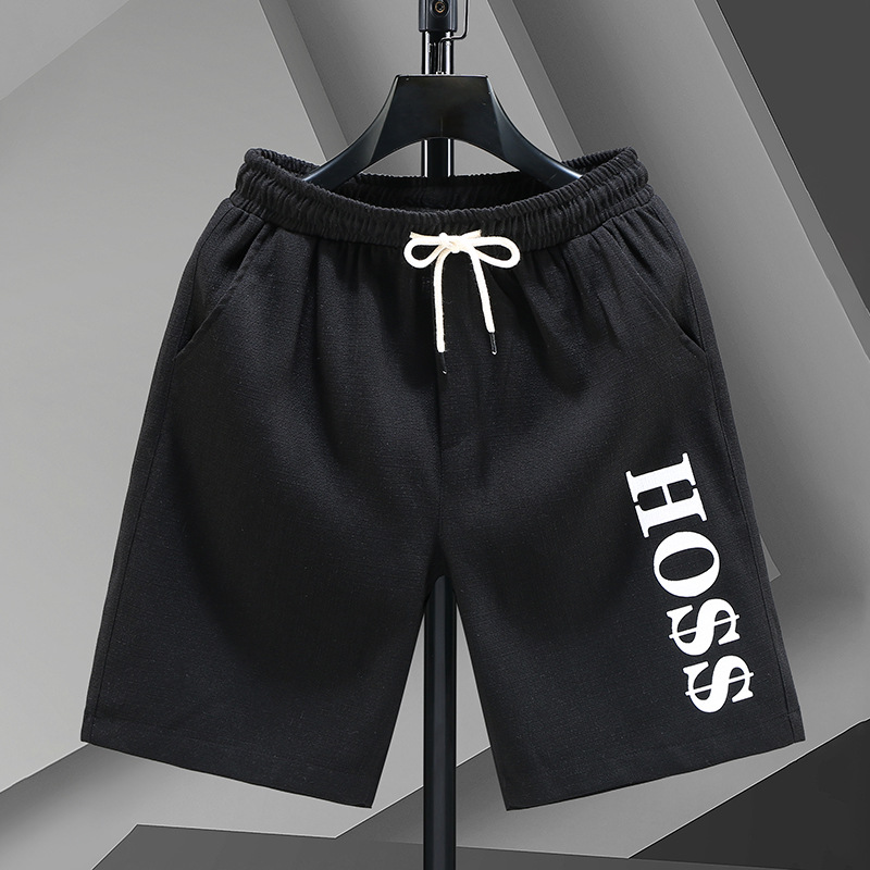 Capris meeste suvised rannapüksid meeste vabaaja jooksuspordipüksid meeste Capris sirge püksid_voghion.com