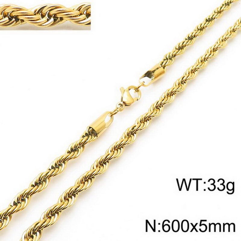 Collana geometrica di placcatura di moda placcata in oro bianco placcato in oro bianco placcato in oro 16K in acciaio inossidabile 304_voghion.com