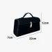 Evening Savette Suede Smooth Leather Handbag Designer Retro Clutch Bag Women Stance Stand Handheld Clamshell Wallet_voghion.com