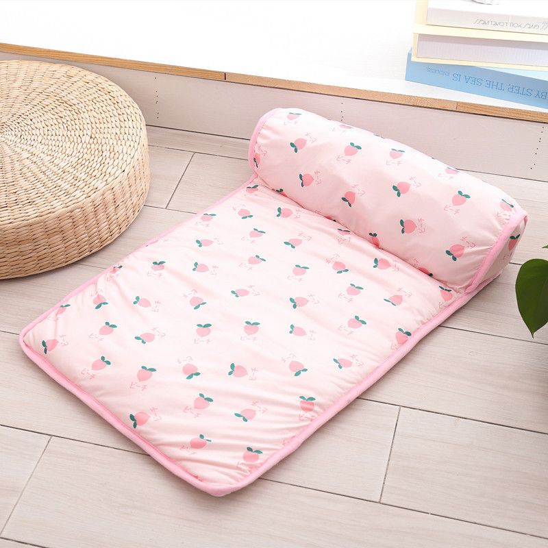 Summer Cat Dog Bed Silk Mat Cooling Ice Pad Pet Supplies_voghion.com