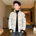 Men's Jacket Autumn Winter Thickened Warm Casual Stand Collar Slim Fit Cold-Proof Plus Size Cotton Coat Trendy_voghion.com