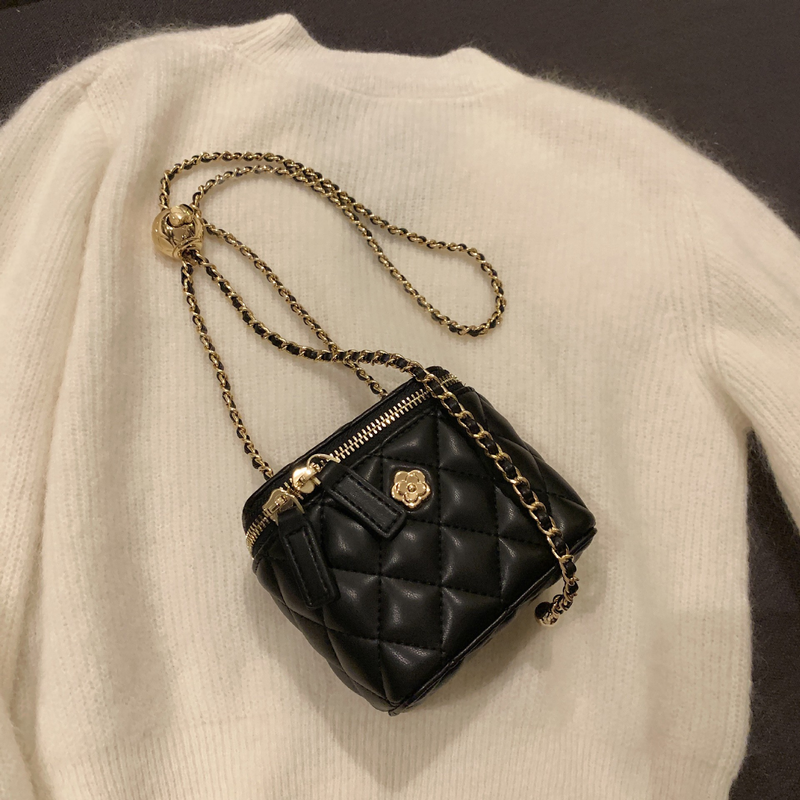 Licht luxe merk klassieke Camellia roosterketting damestas Mini schouder Crossbody Tote kleine vierkante tas_voghion.com