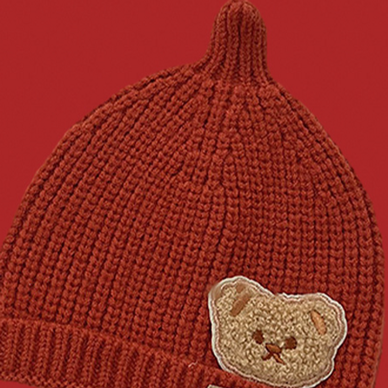 Kids'hats Children's woolen hat autumn winter warm boys and girls baby New Year festive hat tide_voghion.com