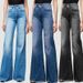 Women's Clothing Jeans Slim Fit Wide Leg Tassel Trousers Jeans_voghion.com