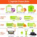 14 In 1 Gemüse Chopper Zwiebel Slicer Schraube Chopper Manuelle Shredder Obst Und Gemüse Chopper_voghion.com