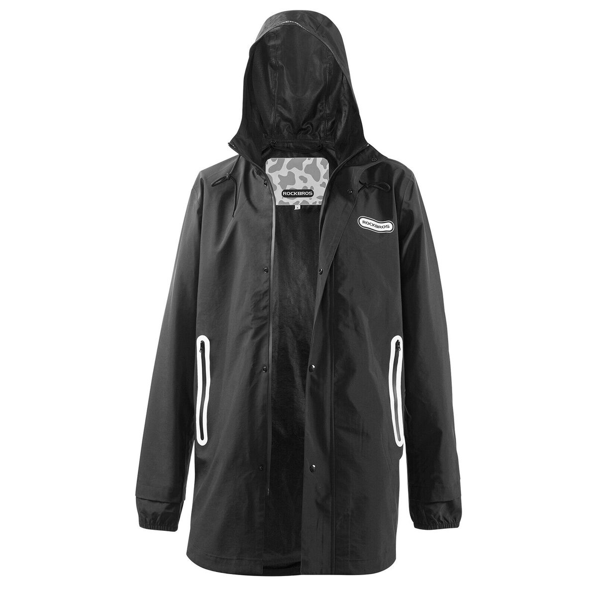 ROCKBROS Fahrradbekleidung Regenmantel Regenjacke wasserdicht winddicht Damen Herren M-4XL Neu_voghion.com