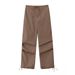 Dammekleedung Fréijoer an Hierscht Jogging Hosen Dammen Casual Hosen Summer Pleated Overalls Dammen Dicht Héich Taille E62048_voghion.com