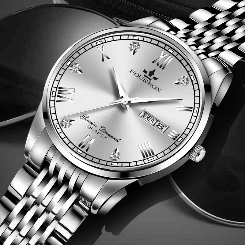 Orologio Feilang da uomo, orologio non meccanico, orologio da uomo, classico, in oro, sottile, con striscia di acciaio, impermeabile, luminoso, orologio al quarzo da uomo, edizione sottile_voghion.com