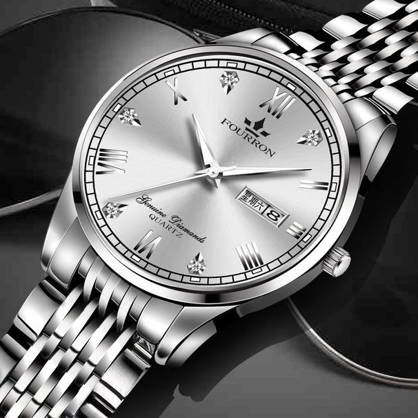 Orologio Feilang da uomo, orologio non meccanico, orologio da uomo, classico, in oro, sottile, con striscia di acciaio, impermeabile, luminoso, orologio al quarzo da uomo, edizione sottile_voghion.com