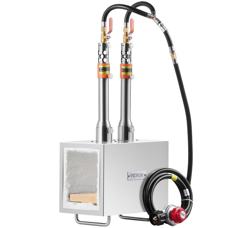 Forge Propane Portable 2600°F Metal Burner Square Knife Forge Farrier 2_voghion.com