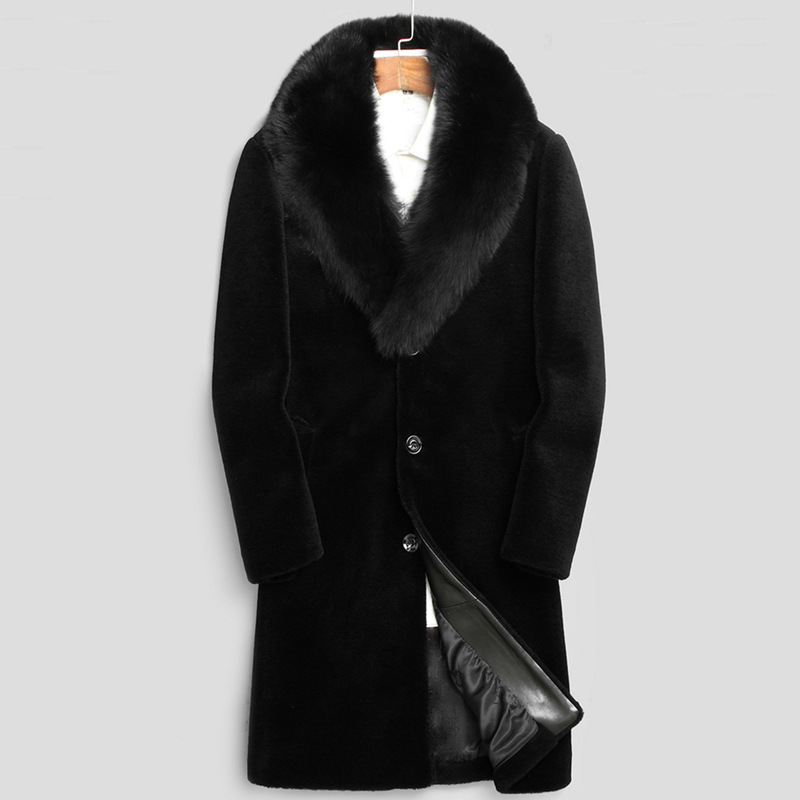 Men's clothing Whole mink long mink fur coat casual plus size_voghion.com