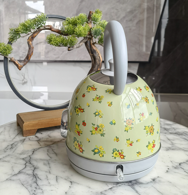 PS3018N2Te 1850W Electric kettle retro instrument thermometer electric kettle 1.8L wide outlet water filter, the spout can be quickly boiling_voghion.com