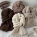 Sciarpa in maglia di lana di alpaca per donna - Nuovo scaldacollo in lana calda e spessa versatile in stile coreano autunno/inverno_voghion.com