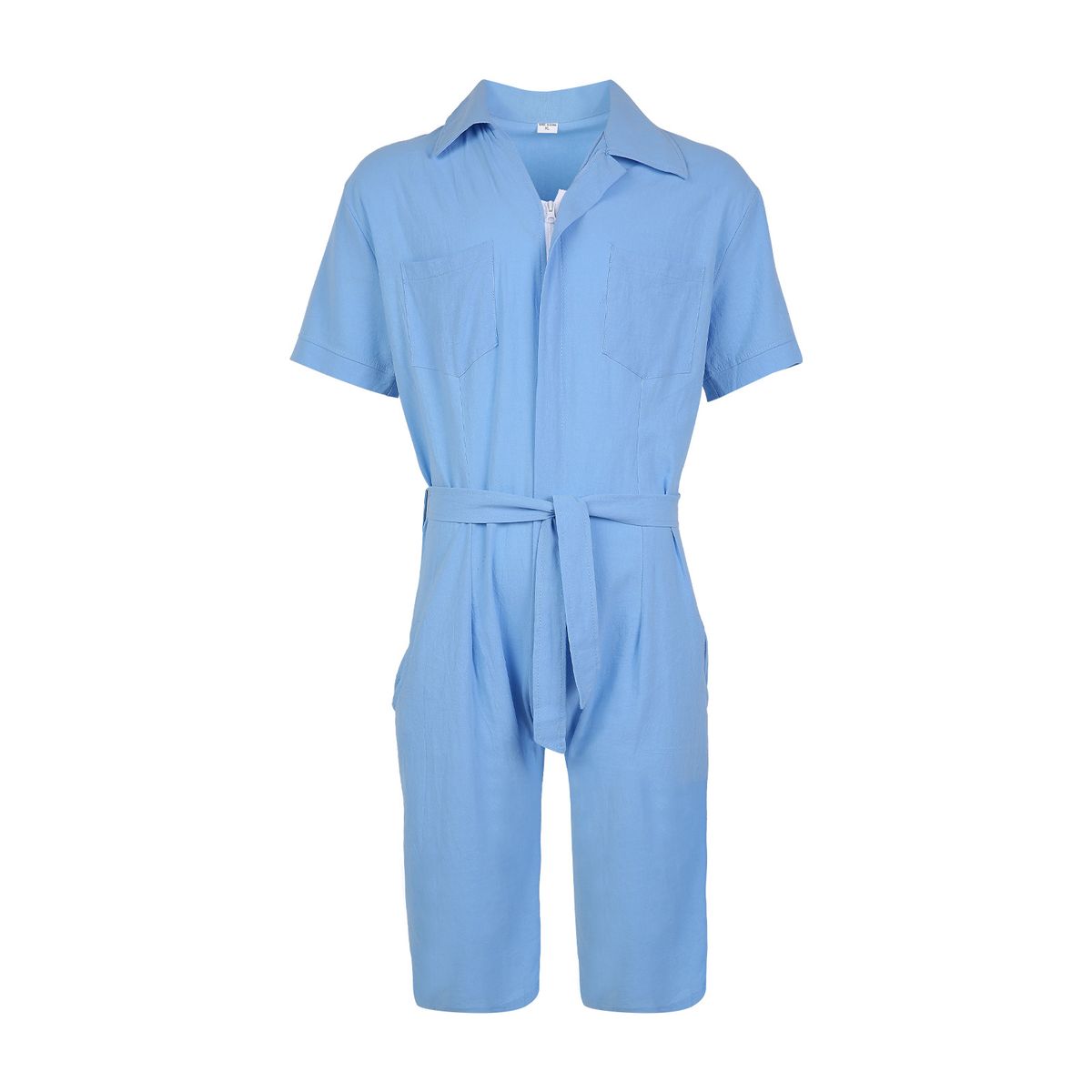 Vīriešu apģērbs Vasaras ikdienas sporta kombinezons vīriešiem vasaras brīvs ar īsām piedurknēm T-krekls šorti kokvilnas lina uzvalks vīriešiem_voghion.com