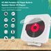 Portable CD Player Bluetooth Speaker Stereo CD Players LED Screen Wall Mountable CD Music Player with IR Remote Control FM Radio_voghion.com