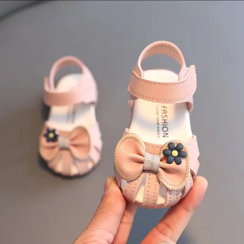 Summer New Style Baby Girl Sandals Breathable Fashion Princess Newborn Infant Soft Sole Walking Shoes 0-3_voghion.com